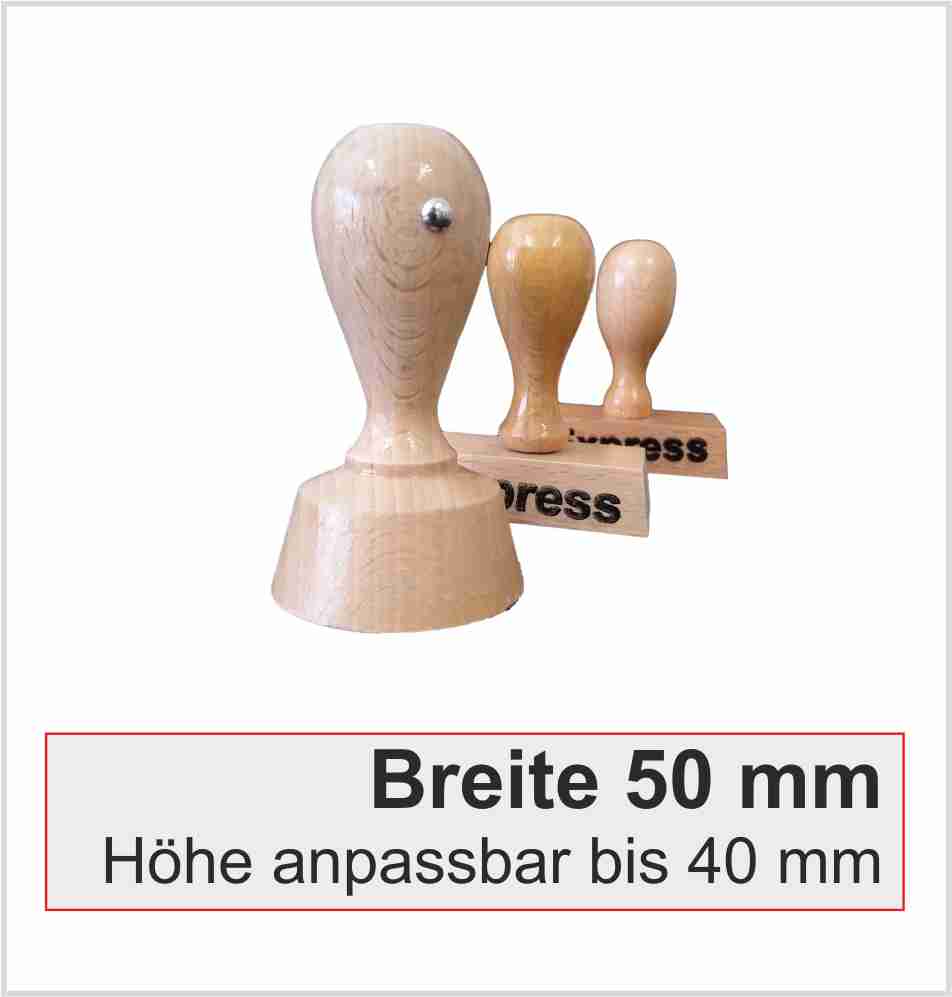 Holzstempel | Breite 50mm