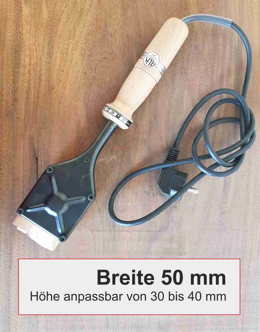 ALK 4 Brennstempel | Breite 50mm
